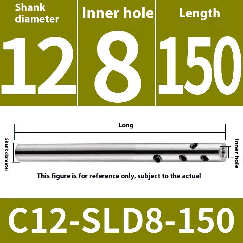 2059-High precision side solid SLD extension rod CNC milling cutter extended rod small diameter straight handle deep cavity avoidance C12C16C20 Shandong Denso Pricision Tools Co.,Ltd.